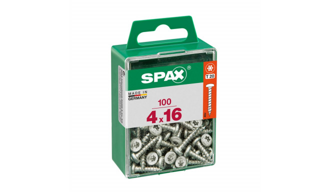 Box of screws SPAX Wirox Wood Round headed nozzle 100 Pieces (4 x 16 mm)