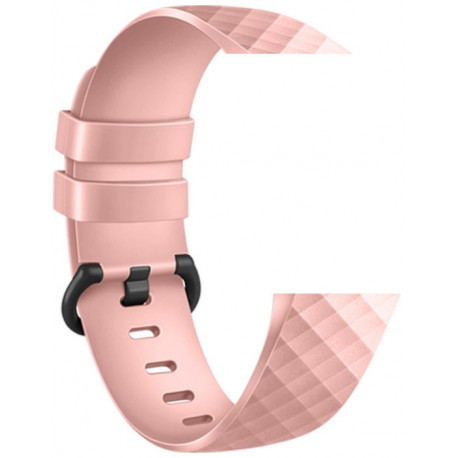 Devia kellarihm Deluxe Sport Fitbit Charge 3/4 L, roosa