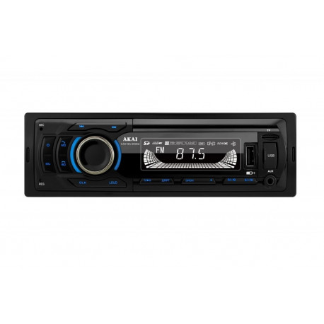 Akai CA016A-9008U car media receiver Black 100 W Bluetooth
