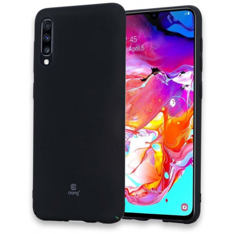Crong case Smooth Skin Samsung Galaxy A70, черный