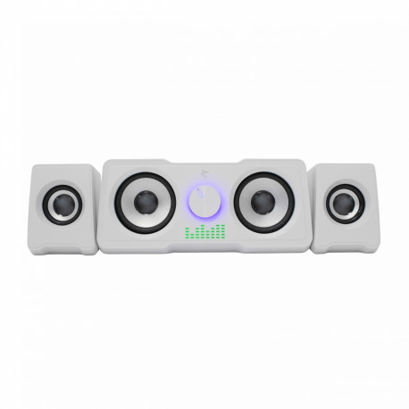 White Shark MOOD GSP-968  RGB Gaming 2.2 Speaker System White