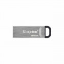 USB Zibatmiņa Kingston DataTraveler DTKN Sudrabains USB Zibatmiņa (128 GB)