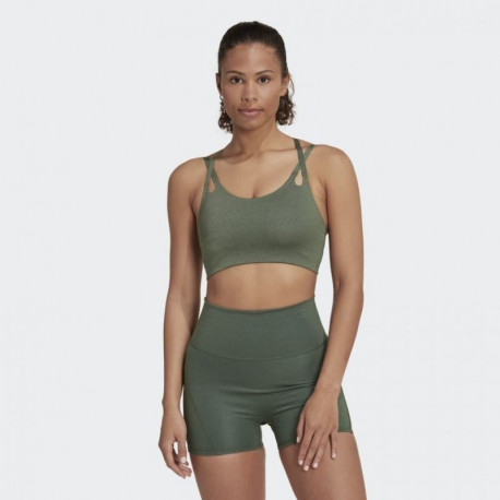 Adidas Yoga Luxe Studio Light-Support Fire Bra W HL8600 (LAC)