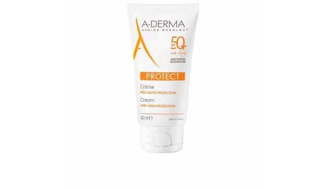 A-DERMA PROTECT crema solar SPF50+ sin perfume 40 ml