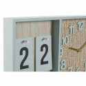 Настенное часы DKD Home Decor полипропилен Зеленый Мята Деревянный MDF (2 pcs) (40 x 5 x 24 cm)
