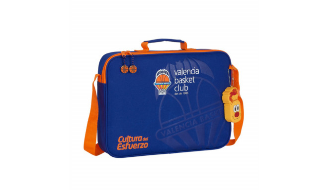 Школьный портфель Valencia Basket Синий Оранжевый (38 x 28 x 6 cm)