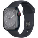 Apple Watch 8 GPS + Cellular 41mm Sport Band, midnight (MNHV3EL/A)