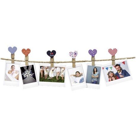 Fujifilm Instax klipši Design Clips Heart 10gb.