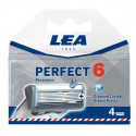 LEA PERFECT CUCHILLAS 6 HOJAS 4UN + DIAMOND PACK 4U.