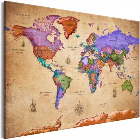 Seinapilt - Colourful Travels (1 Part) Wide - 90x60