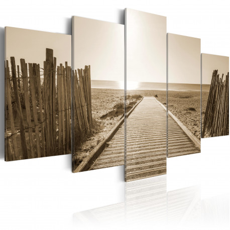 Seinapilt - Beach of Memories - 100x50