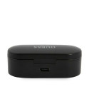 Bluetooth Earphones Stereo TWS GUESS Digital BT5 Classic with docking station / black (GUTWST31EK)
