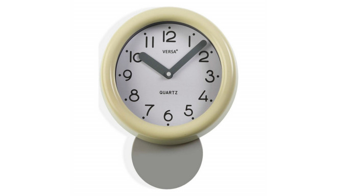 Wall Clock Versa Plastic (5 x 26,5 x 19,5 cm)