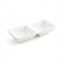 Snack tray Quid Select Ceramic White (15 x 7 cm) (Pack 12x)