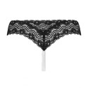 Underneath - Crotchless Mira G-string With Pearl Chain (S/M)