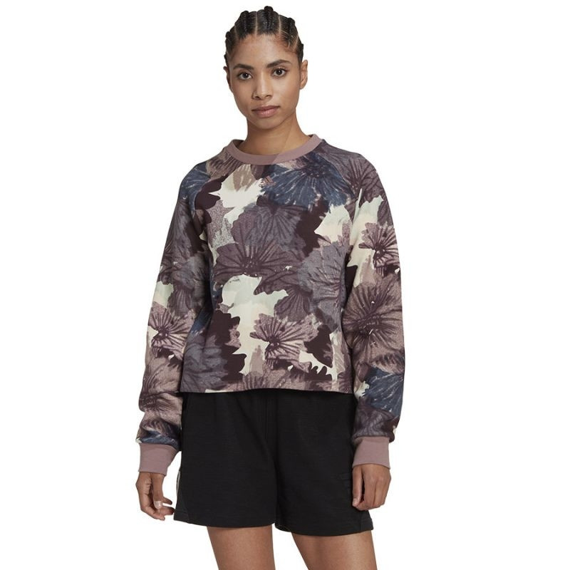 Adidas Allover Print SWT Sweatshirt W HP0789 M Photopoint.lv