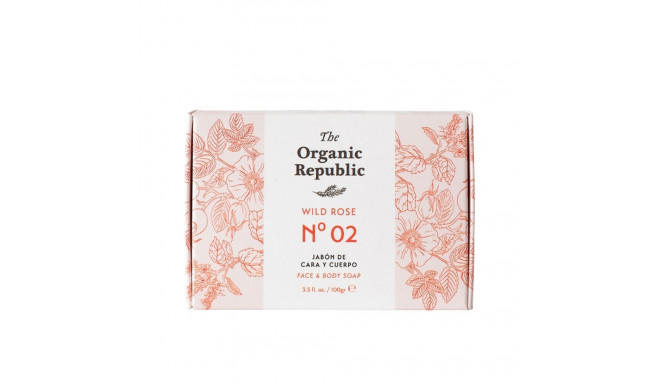 THE ORGANIC REPUBLIC JABÓN rosa mosqueta 100 gr