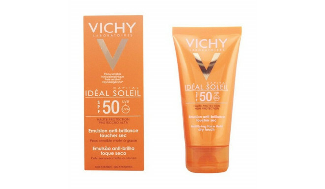 Sauļošanās krēms sejai Ideal Soleil Vichy Spf 50 (50 ml)