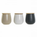 Purk DKD Home Decor Kummipuu Keraamika (3 pcs) (10 x 10 x 13 cm)