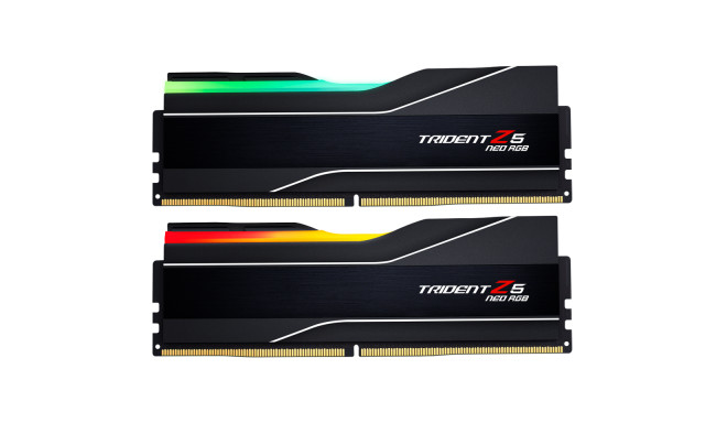 G.Skill Trident Z5 Neo RGB memory, DDR5, 32 GB, 6000MHz, CL36 (F5-6000J3636F16GX2-TZ5NR)