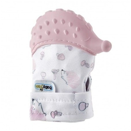 BABYJEM Teether teething glove, pink, 612