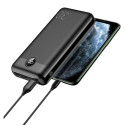 Power Bank VEGER L30 - 30 000mAh LCD Quick Charge PD20W black (W3008PD)
