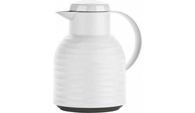 Emsa Samba vacuum jug Quick Press white 1.0L