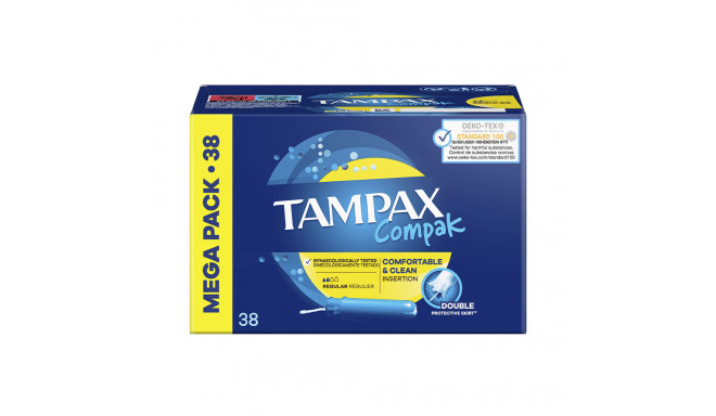 TAMPAX COMPAK tampón regular 38 u