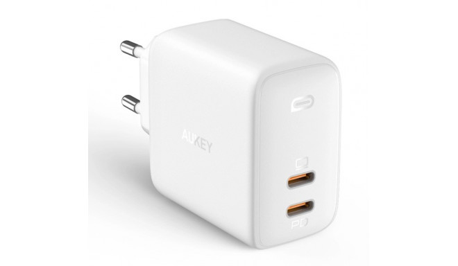 AUKEY PA-B4 White Omnia GaN Wall Charger 2xUSB