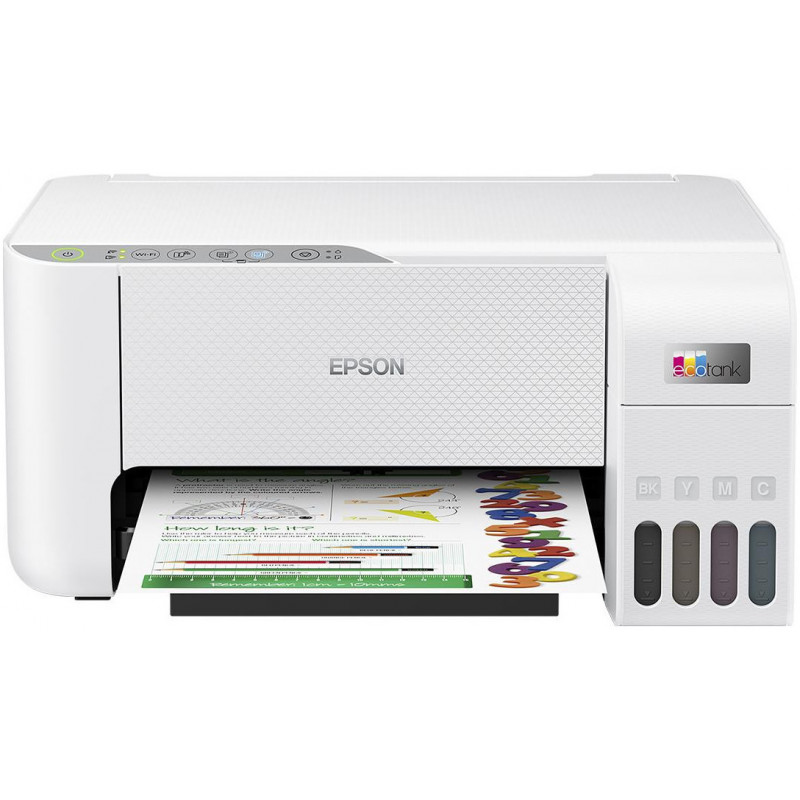 Epson kõik-ühes tindiprinter EcoTank L3256, valge