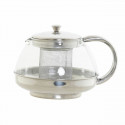 Teapot DKD Home Decor S3026075 Crystal Stainless steel Silver (18 x 14 x 12 cm) (1,05 L)