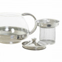 Teapot DKD Home Decor S3026075 Crystal Stainless steel Silver (18 x 14 x 12 cm) (1,05 L)