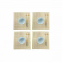 Sushi Set DKD Home Decor Blue White Bamboo Stoneware (14,5 x 14,5 x 31 cm)