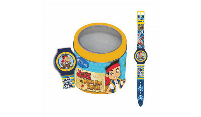 Infant's Watch Cartoon JAKE THE PIRATE - TIN BOX (Ø 33 mm)