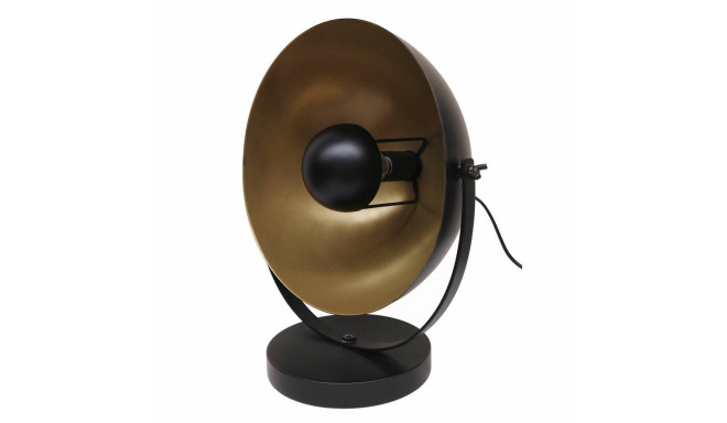 Desk lamp DKD Home Decor Black Golden Metal (34 x 22 x 35 cm)