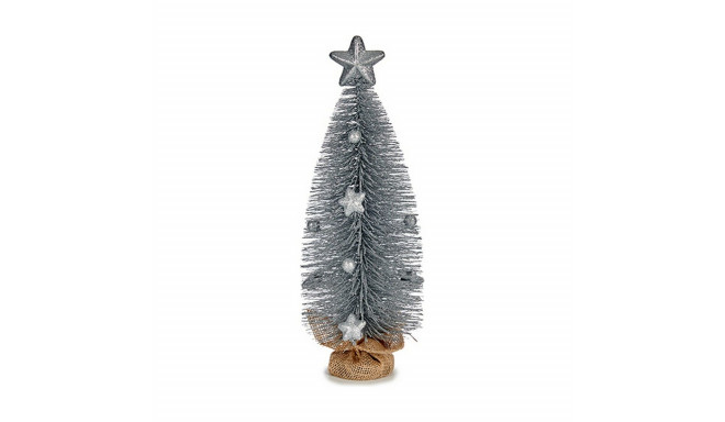 Christmas Tree with Star Silver 13 x 41 x 13 cm