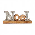 Декоративная фигура Noel Пурпурин Деревянный (6,5 x 10 x 25 cm)