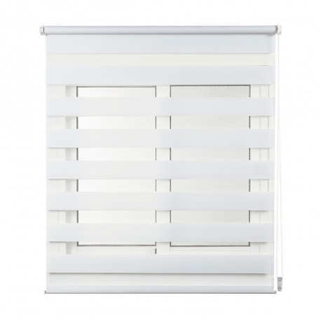 Ruloo Stor Planet Clip&Fix Night&Day Valge 60 x 180 cm