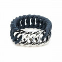 Bracelet TheRubz 100180 Blue Silicone Stainless steel Silver Steel/Silicone