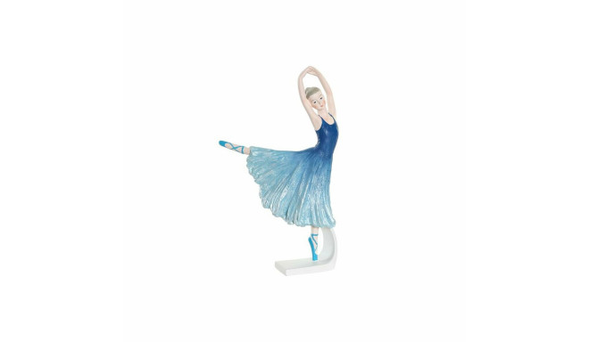 Decorative Figure DKD Home Decor Blue Romantic Ballet Dancer 13 x 6 x 23 cm