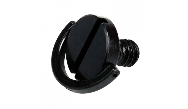 Caruba 1/4" Schroef met D Ring Zwart