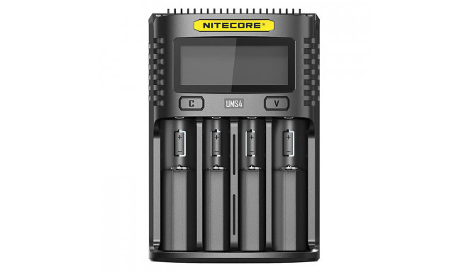 Nitecore UMS4 4 x Penlite Pro Lader (AA/AAA) met indicator