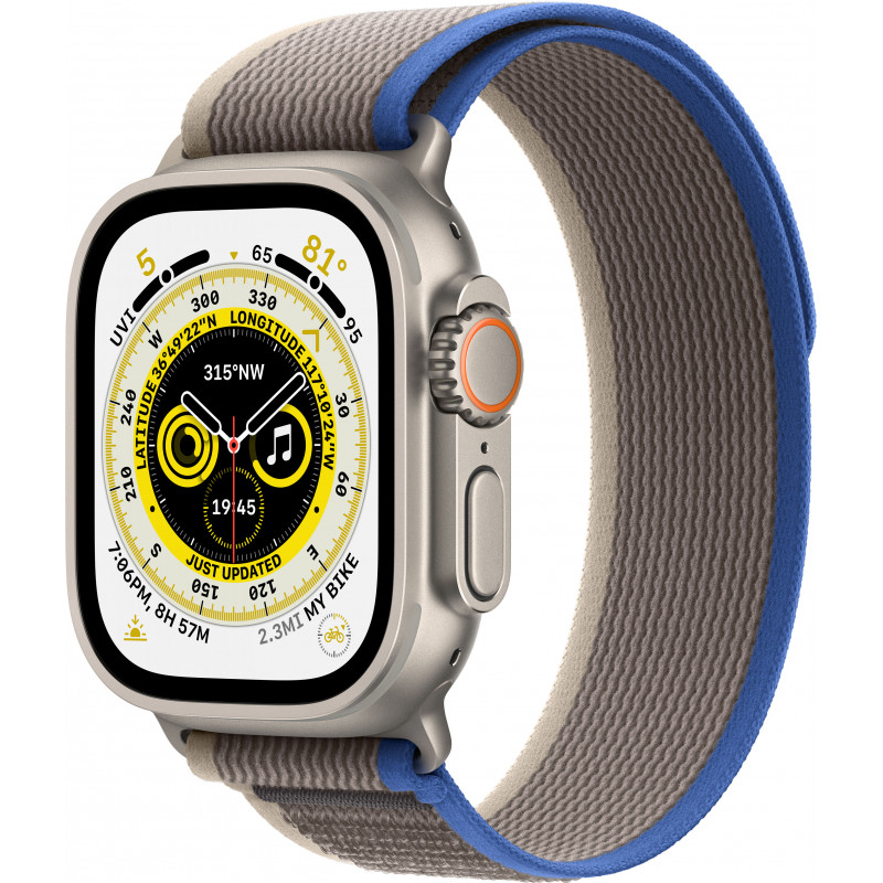 Apple Watch Ultra GPS + Cellular 49mm Trail Loop S/M, blue/gray (MNHL3EL/A)