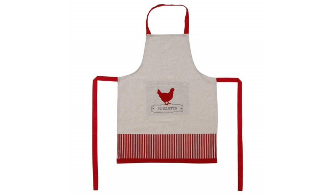 Apron with Pocket Atmosphera Poulette Beige Cotton 60 x 80 cm