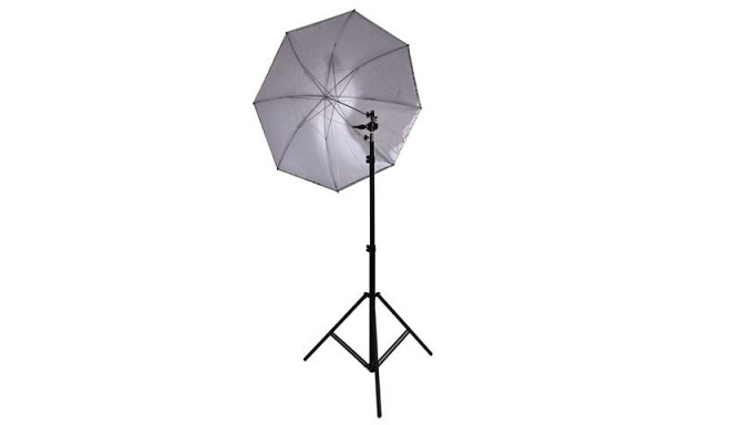 Falcon Eyes Umbrella Set White/Black 152 cm incl. tripod and bracket