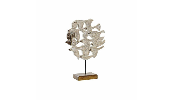 Decorative Figure DKD Home Decor Beige Iron Birds (38 x 11,5 x 54 cm)