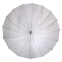 Caruba Flits Paraplu Parabolic   165cm (Diep Wit / Zwart)