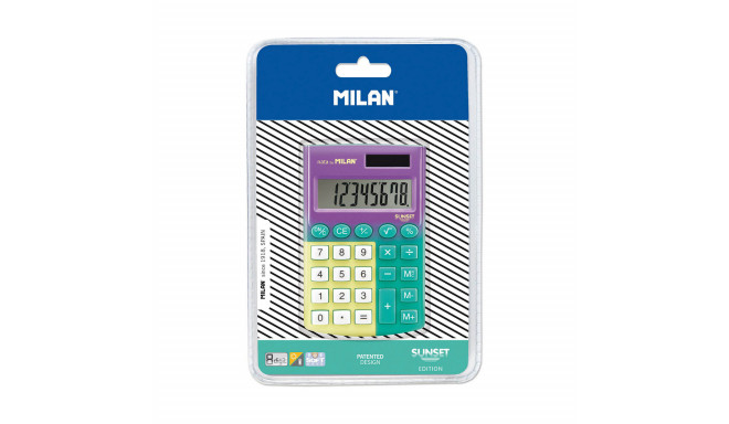 Calculator Milan pokcket Sunset PVC