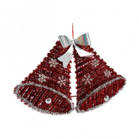 Christmas bauble Krist+ White Red polypropylene PET Plastic Hoods 30,8 x 5,4 x 50,5 cm 52 x 31,5 x 7