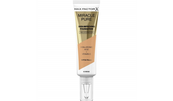 Liquid Make Up Base Max Factor Miracle Pure 55-beige SPF 30 (30 ml)